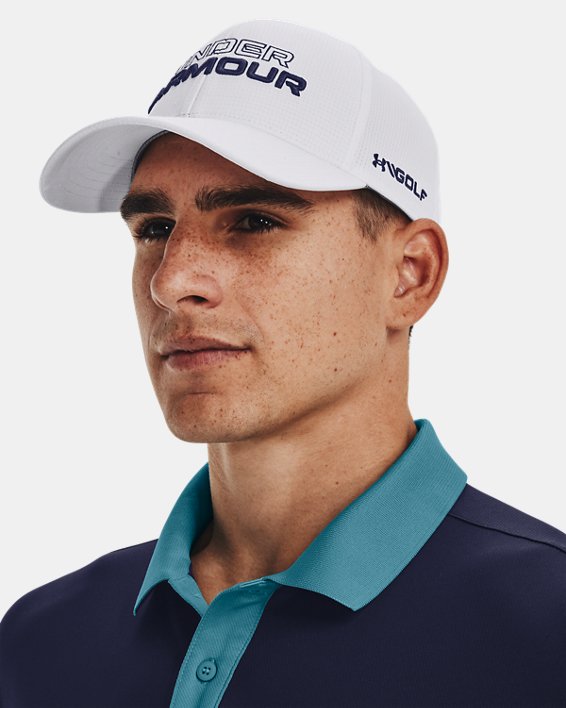 Men's UA Jordan Spieth Golf Hat, White, pdpMainDesktop image number 2